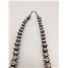 Image 3 : Unique Sterling Silver and Inlay Bead Necklace