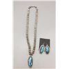 Image 2 : Bisbee Turquoise Necklace and Earrings