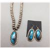 Image 3 : Bisbee Turquoise Necklace and Earrings
