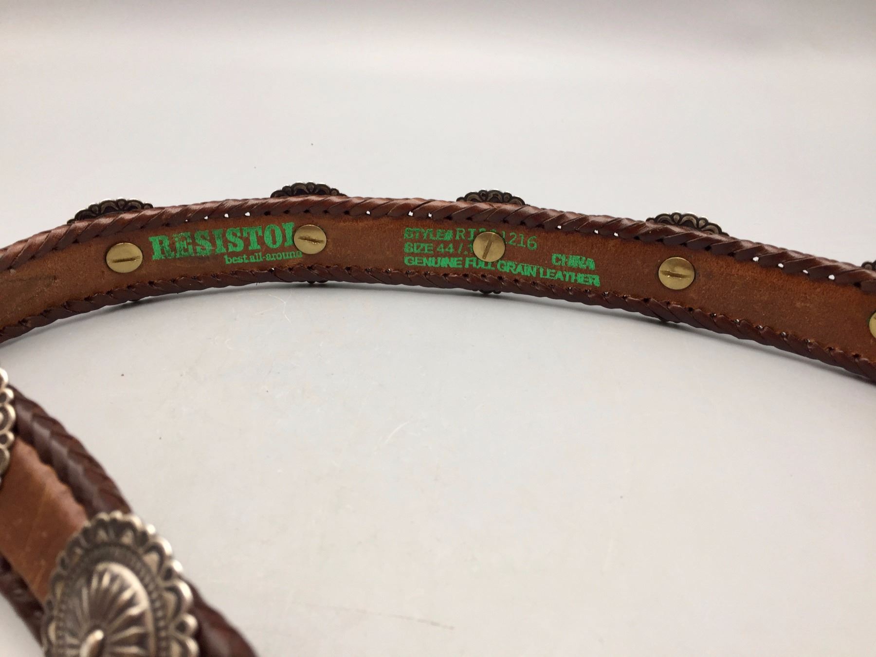 Rênes Western Split End 3/4 En Cuir Avec Conchos Sterling - 7 Pieds, état Excellent
