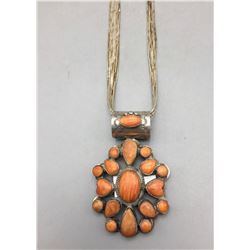 Spiny Oyster Cluster Necklace