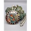 Image 1 : Zuni Inlay Necklace - Gaurdian