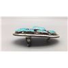 Image 2 : Handmade Sterling Silver and Turquoise Belt Buckle