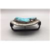 Image 3 : Handmade Sterling Silver and Turquoise Belt Buckle