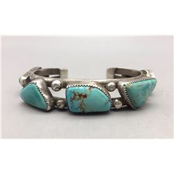 Vintage Handmade Turquoise Bracelet