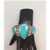 Image 6 : Vintage Turquoise and Sterling Silver Bracelet