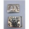 Image 1 : Two Sterling Silver Belt Buckles