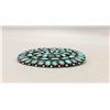 Image 3 : Nice, Webbed Turquoise and Sterling Silver Pin/Pendant