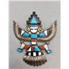 Image 2 : Sterling Silver and Inlay Knifewing Pin/Pendant