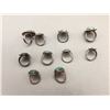 Image 2 : Group of 10 Vintage Rings