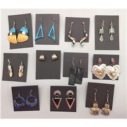 Group of 11 Pairs of Earrings