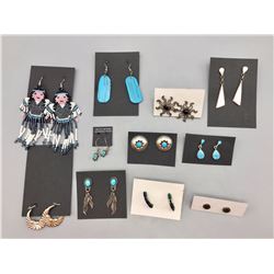 Group of 11 Pairs of Earrings