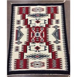 Storm Pattern Handwoven Navajo Textile