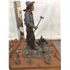 Image 8 : Large Dee Flagg Wood Carving and Case
