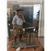 Image 2 : Dee Flagg Wood Carving with Case - Ranch Hand