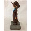 Image 4 : Cecil Wakefield Wood Carving - Cowboy with Gun