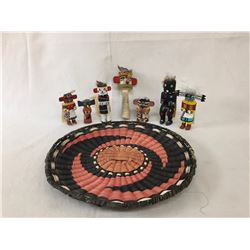 Hopi Dolls and Basket