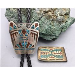 Navajo Bolo and Money Clip