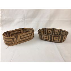 2 Vintage Pima Baskets