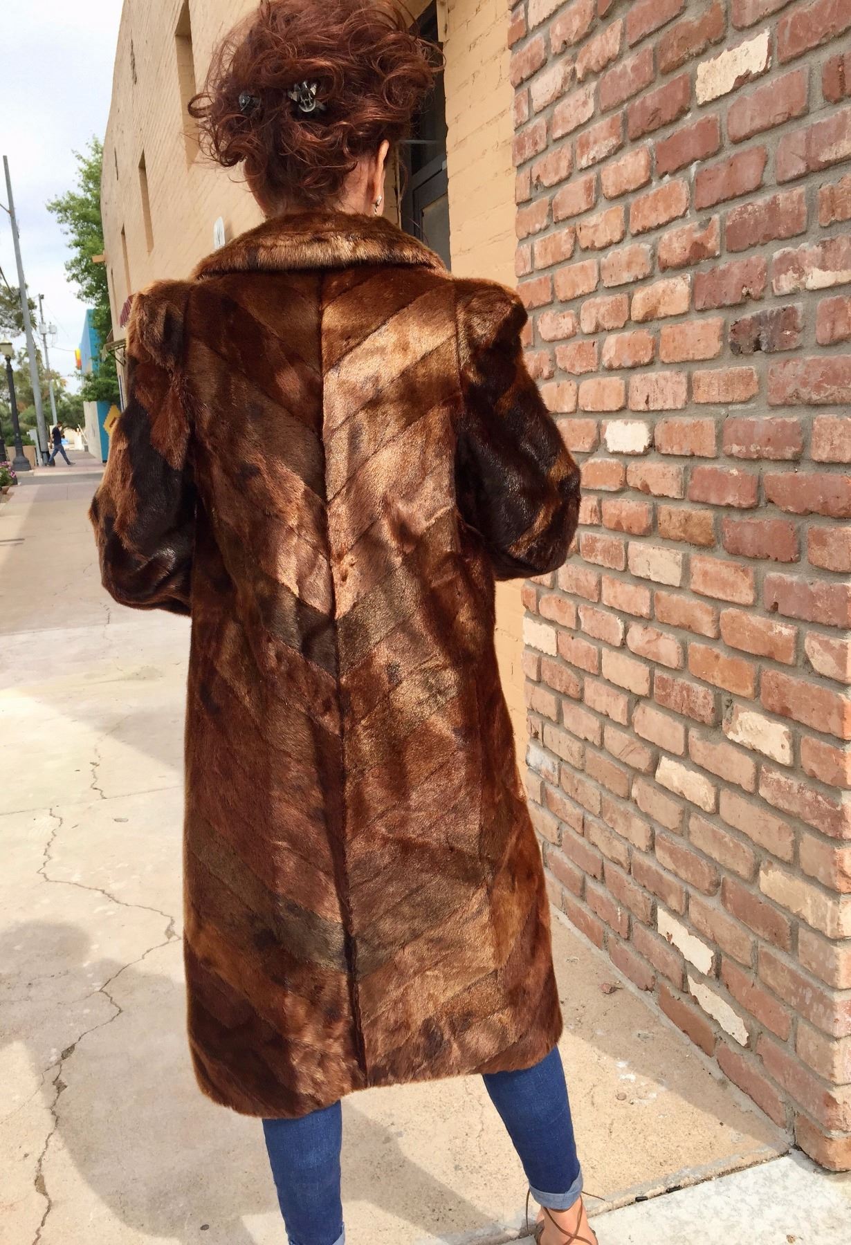 Vintage Sheared Beaver Coat