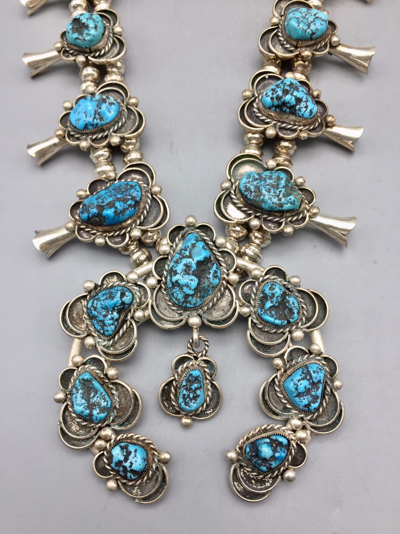 Vintage Squash Blossom Necklace