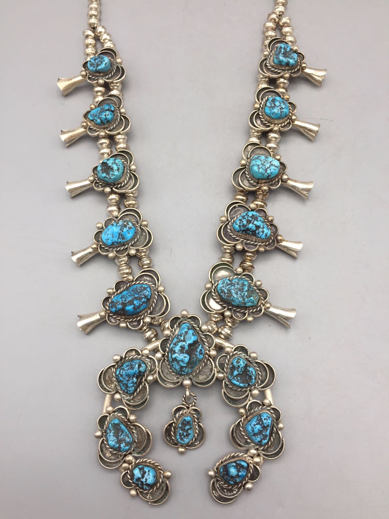 Vintage Squash Blossom Necklace