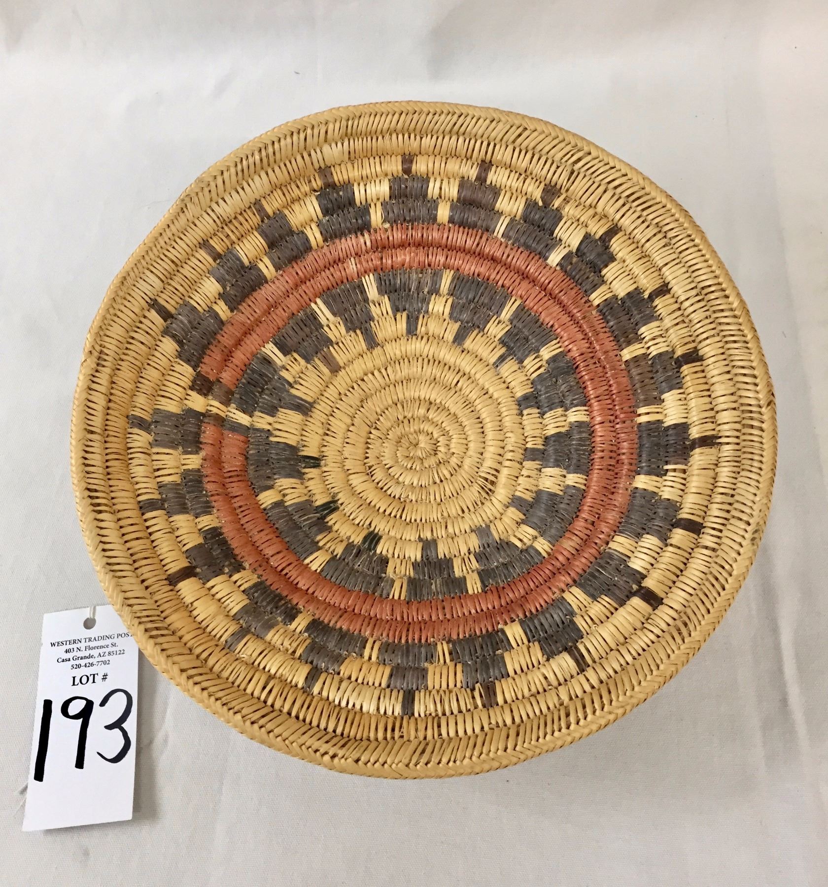 Vintage Navajo Wedding Basket