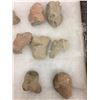 Image 6 : Group of Meso American Pottery Head Effigies