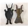 Image 5 : Pair of Vintage Cast Iron Boot Jacks