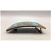 Image 3 : Sterling Silver and Turquoise Belt Buckle
