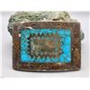 Image 6 : Sterling Silver and Turquoise Belt Buckle