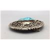Image 3 : Turquoise and Sterling Silver Belt Buckle
