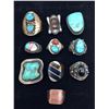 Image 1 : Group of 10 Vintage Rings