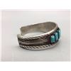 Image 2 : Vintage, Ingot Nine Stone Turquoise Bracelet