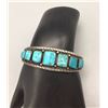 Image 6 : Vintage, Ingot Nine Stone Turquoise Bracelet