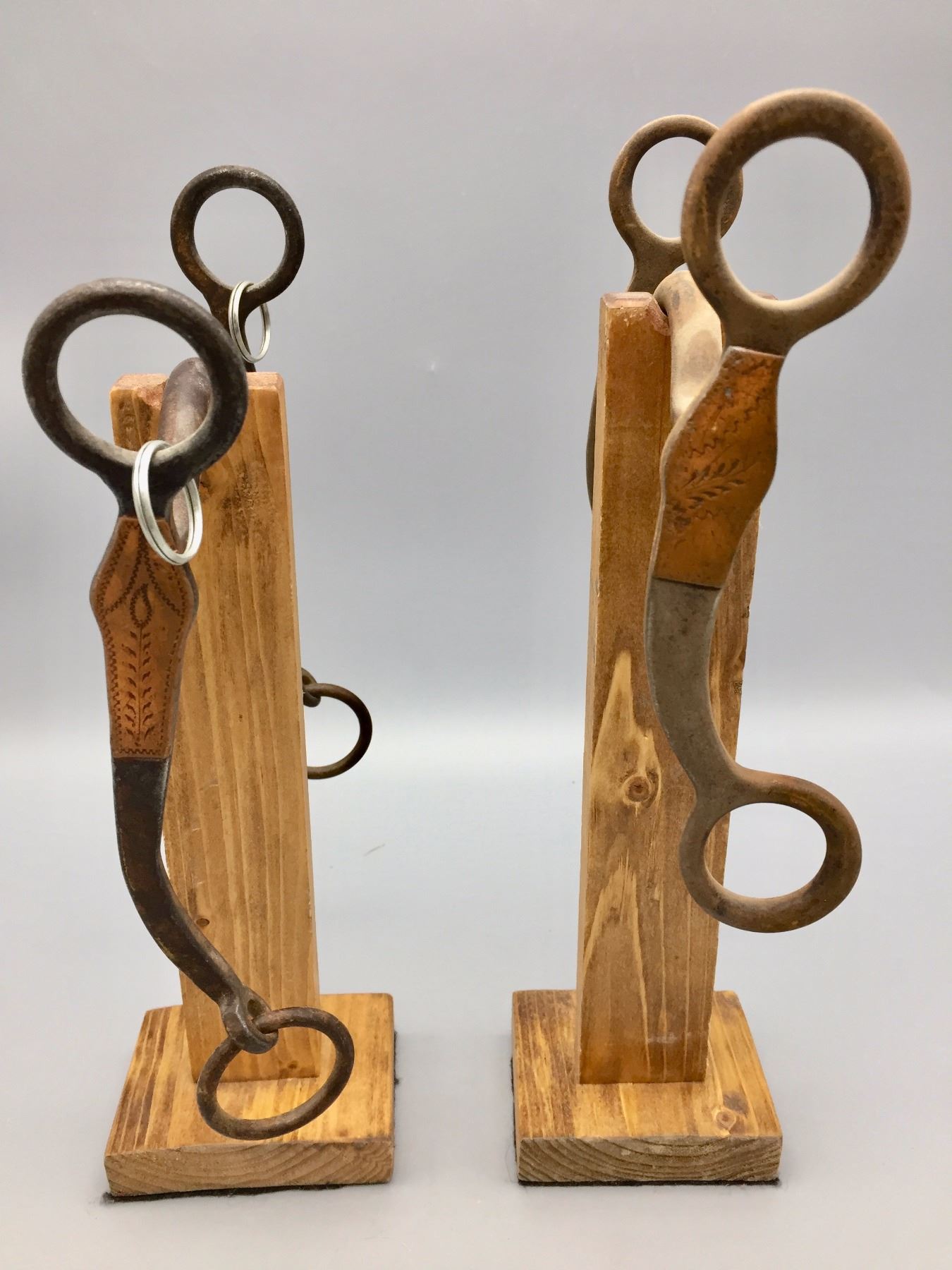 Two Unique Antique Kelly Horse Bits