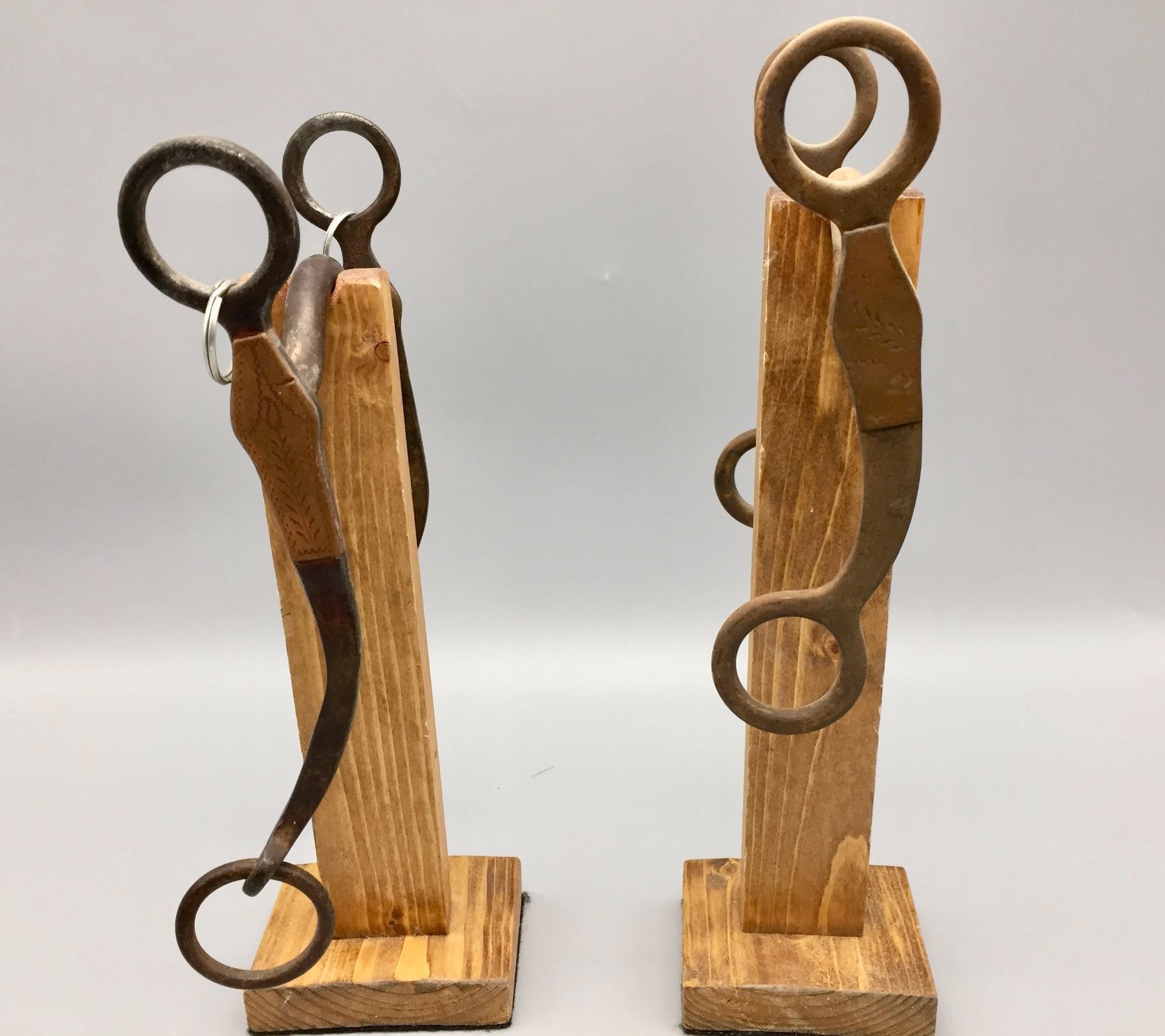 Two Unique Antique Kelly Horse Bits