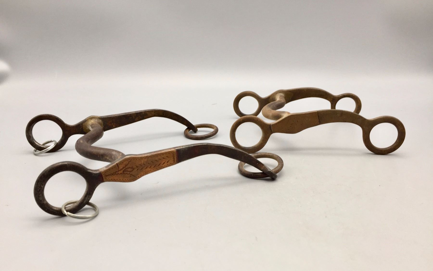 Two Unique Antique Kelly Horse Bits