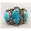Image 1 : Hefty Vintage Turquoise Bracelet