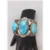 Image 7 : Hefty Vintage Turquoise Bracelet