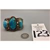 Image 9 : Hefty Vintage Turquoise Bracelet