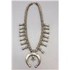 Image 3 : Heavy Duty Sterling Silver Squash Blossom Necklace