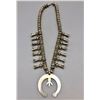 Image 7 : Heavy Duty Sterling Silver Squash Blossom Necklace
