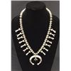 Image 8 : Heavy Duty Sterling Silver Squash Blossom Necklace