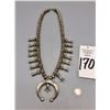 Image 9 : Heavy Duty Sterling Silver Squash Blossom Necklace