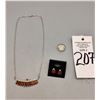 Image 7 : Coral and Sterling Necklace Set