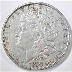 1878 8TF MORGAN DOLLAR XF/AU