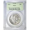 Image 1 : 1943 WALKING LIBERTY HALF PCGS MS-64