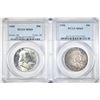 Image 1 : 1958 & 60 FRANKLIN HALF DOLLARS PCGS MS-65