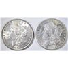Image 1 : 1884-O & 90 MORGAN DOLLARS CH BU